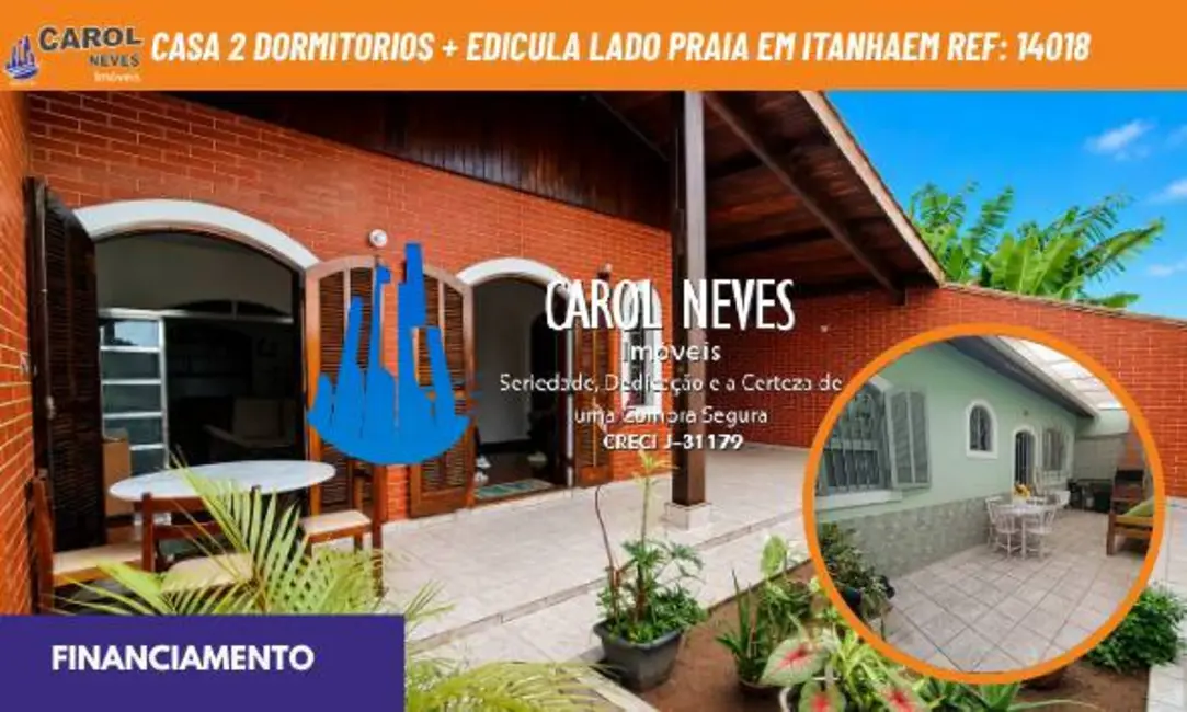 Foto 1 de Casa com 3 quartos à venda, 171m2 em Itanhaem - SP