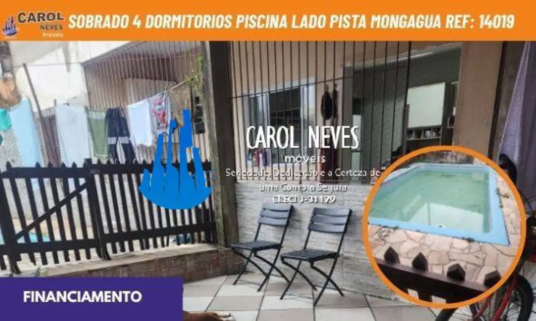 Sobrado com 4 quartos à venda, 65m2 em Mongagua - SP - imagem 1 Foto 1 de Sobrado com 4 quartos à venda, 65m2 em Mongagua - SP