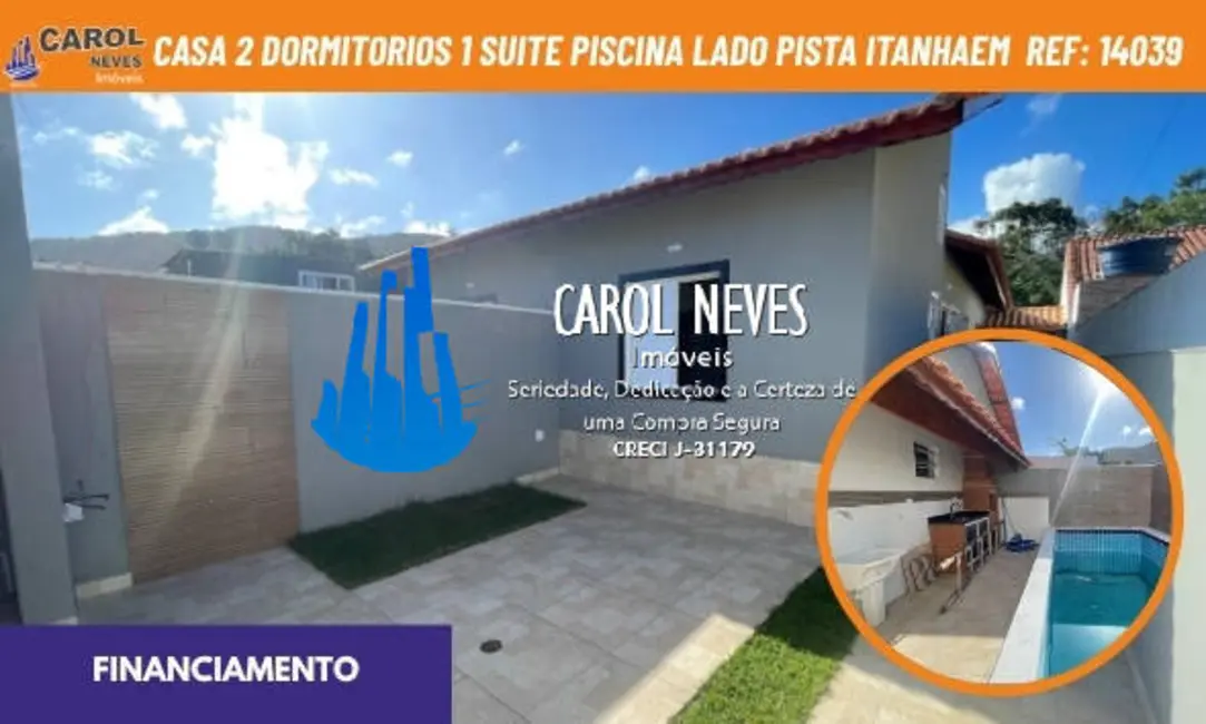Foto 1 de Casa com 2 quartos à venda, 75m2 em Itanhaem - SP