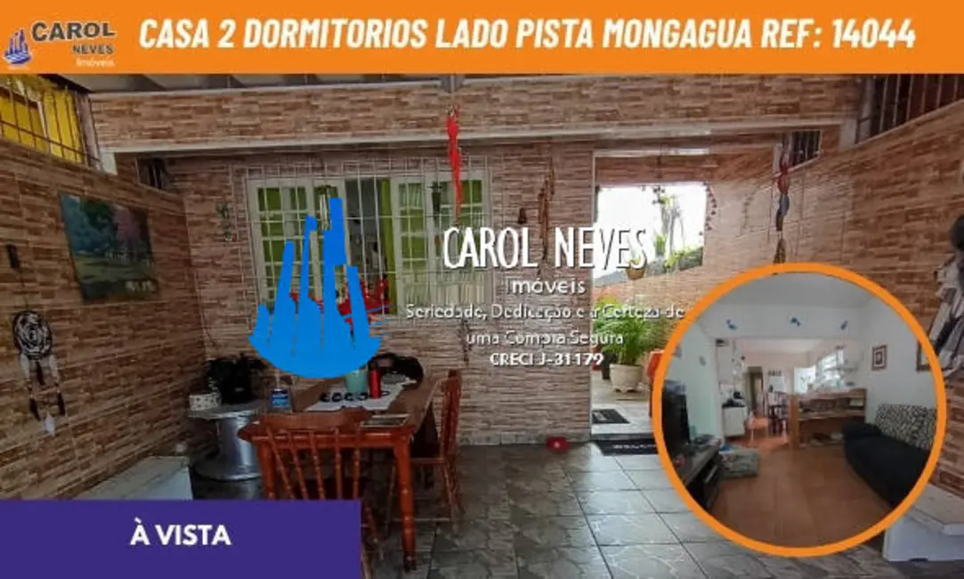Foto 1 de Casa com 2 quartos à venda, 80m2 em Mongagua - SP