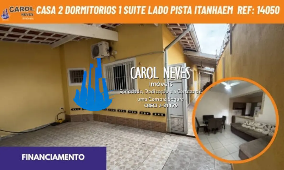 Foto 1 de Casa com 2 quartos à venda, 64m2 em Itanhaem - SP