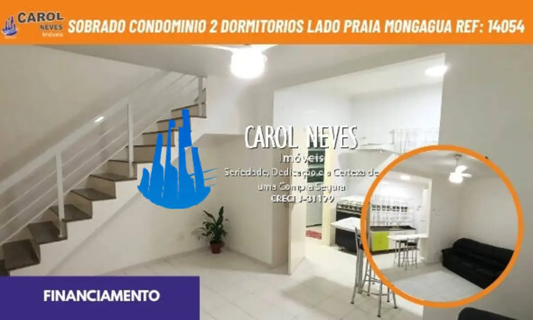 Foto 1 de Sobrado com 2 quartos à venda, 83m2 em Centro, Mongagua - SP