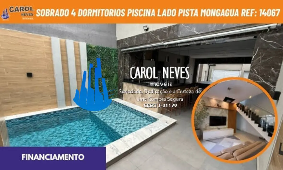 Casa com 4 quartos à venda, 246m2 em Mongagua - SP - imagem 1 Foto 1 de Casa com 4 quartos à venda, 246m2 em Mongagua - SP