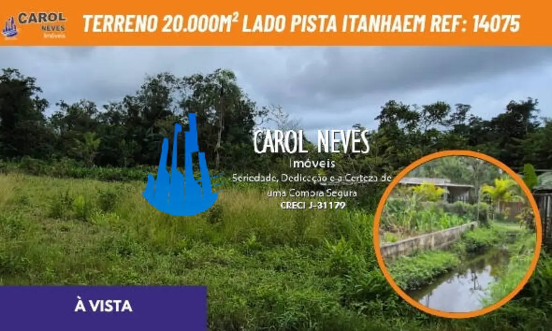 Terreno / Lote à venda, 20000m2 em Itanhaem - SP - imagem 1 Foto 1 de Terreno / Lote à venda, 20000m2 em Itanhaem - SP