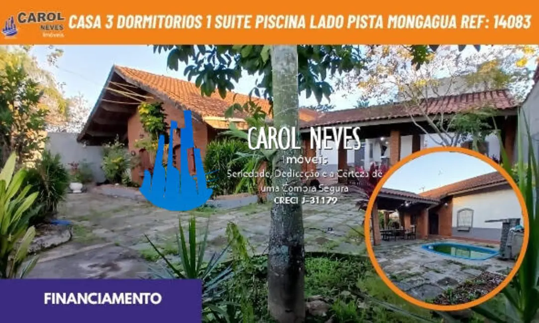 Foto 1 de Casa com 3 quartos à venda, 216m2 em Mongagua - SP