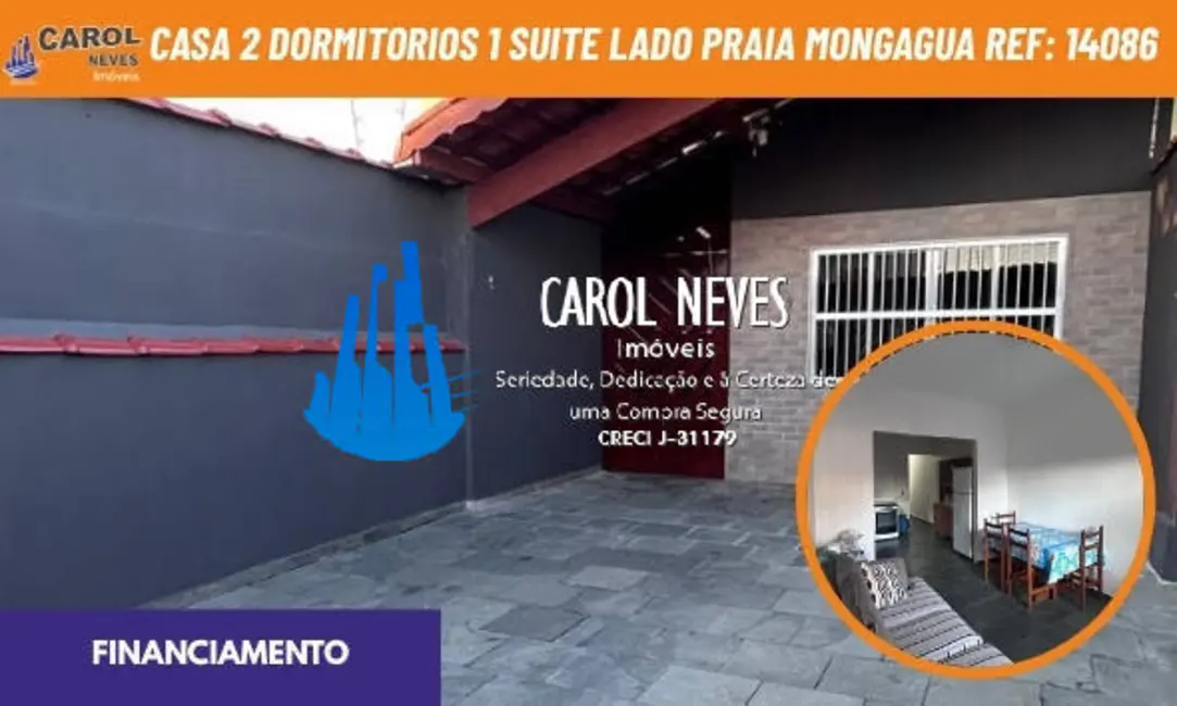 Foto 1 de Casa com 2 quartos à venda, 80m2 em Mongagua - SP