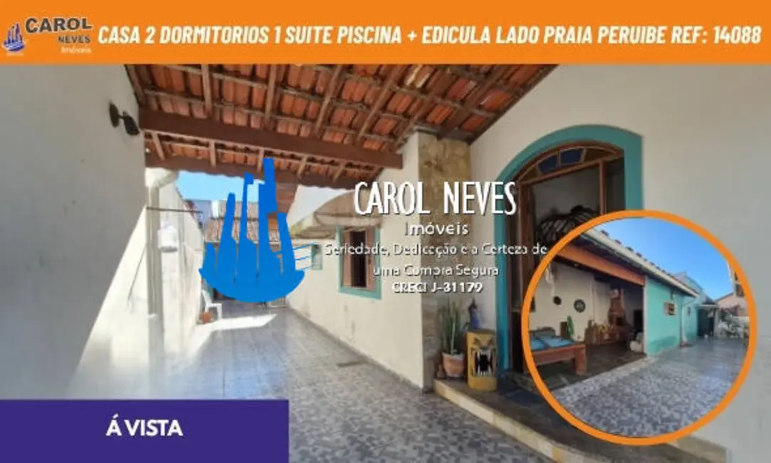 Foto 1 de Casa com 2 quartos à venda, 185m2 em Peruibe - SP