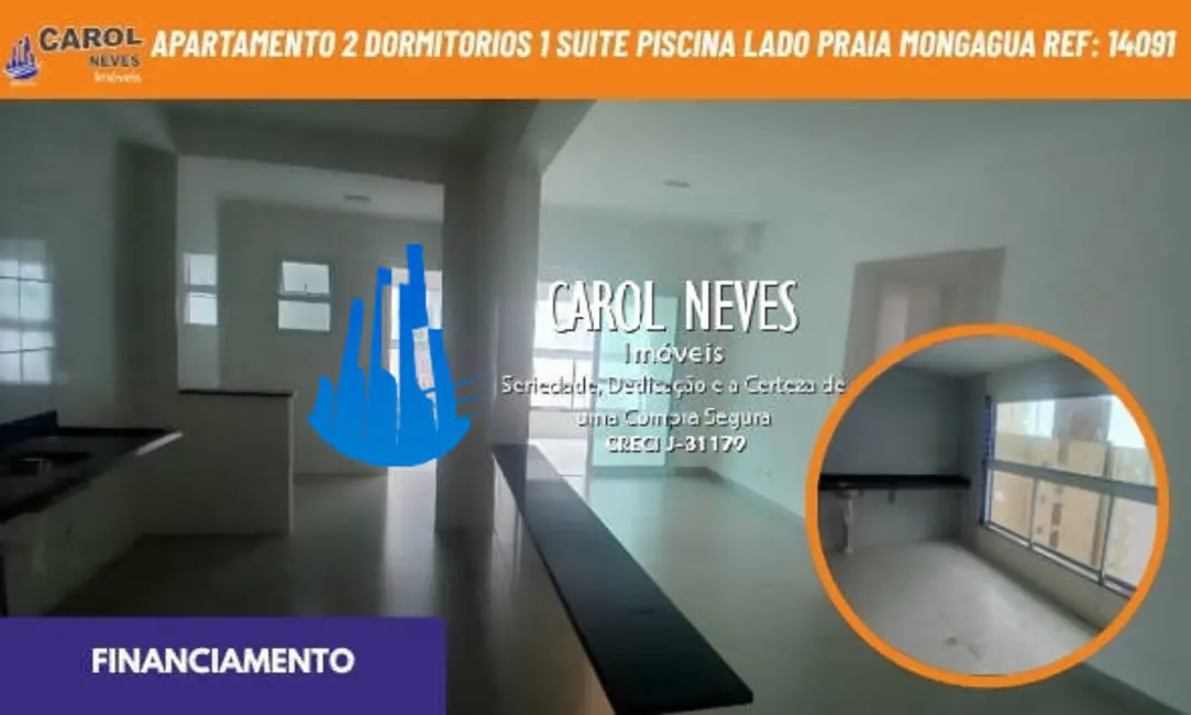 Foto 1 de Apartamento com 2 quartos à venda, 79m2 em Centro, Mongagua - SP