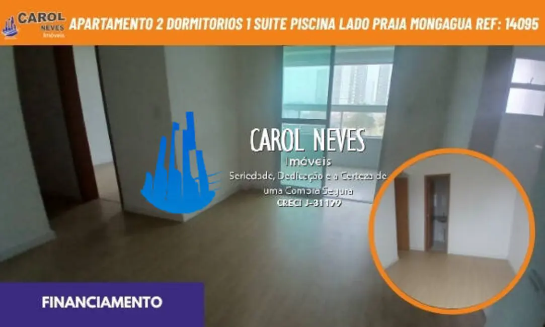 Foto 1 de Apartamento com 2 quartos à venda, 71m2 em Centro, Mongagua - SP