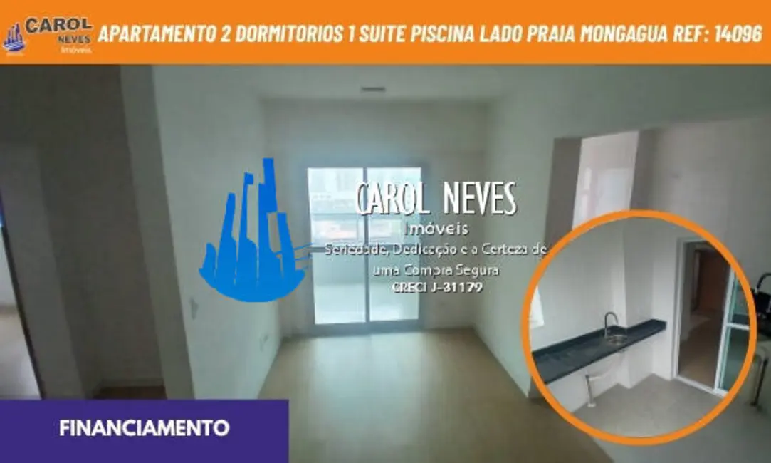 Foto 1 de Apartamento com 2 quartos à venda, 76m2 em Centro, Mongagua - SP