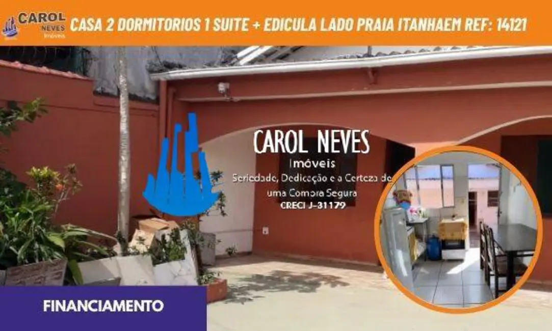 Foto 1 de Casa com 2 quartos à venda, 155m2 em Itanhaem - SP