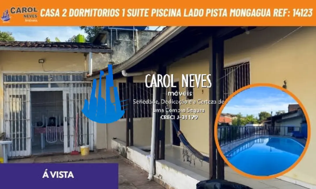 Foto 1 de Casa com 2 quartos à venda, 120m2 em Mongagua - SP