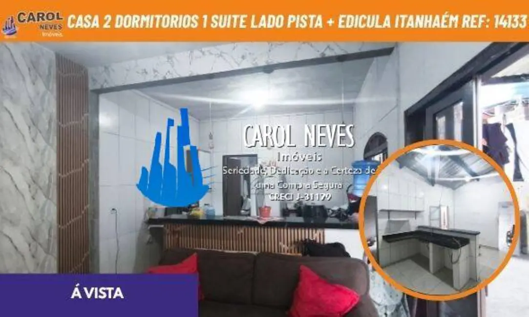 Foto 1 de Casa com 2 quartos à venda, 250m2 em Itanhaem - SP