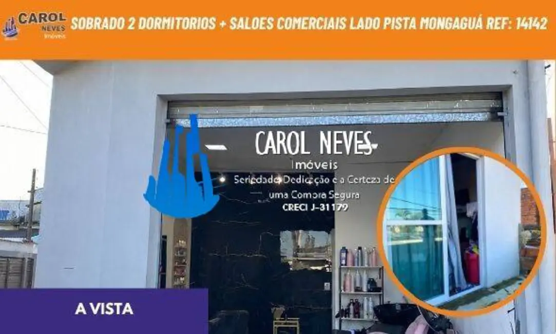 Foto 1 de Sobrado com 2 quartos à venda, 75m2 em Mongagua - SP