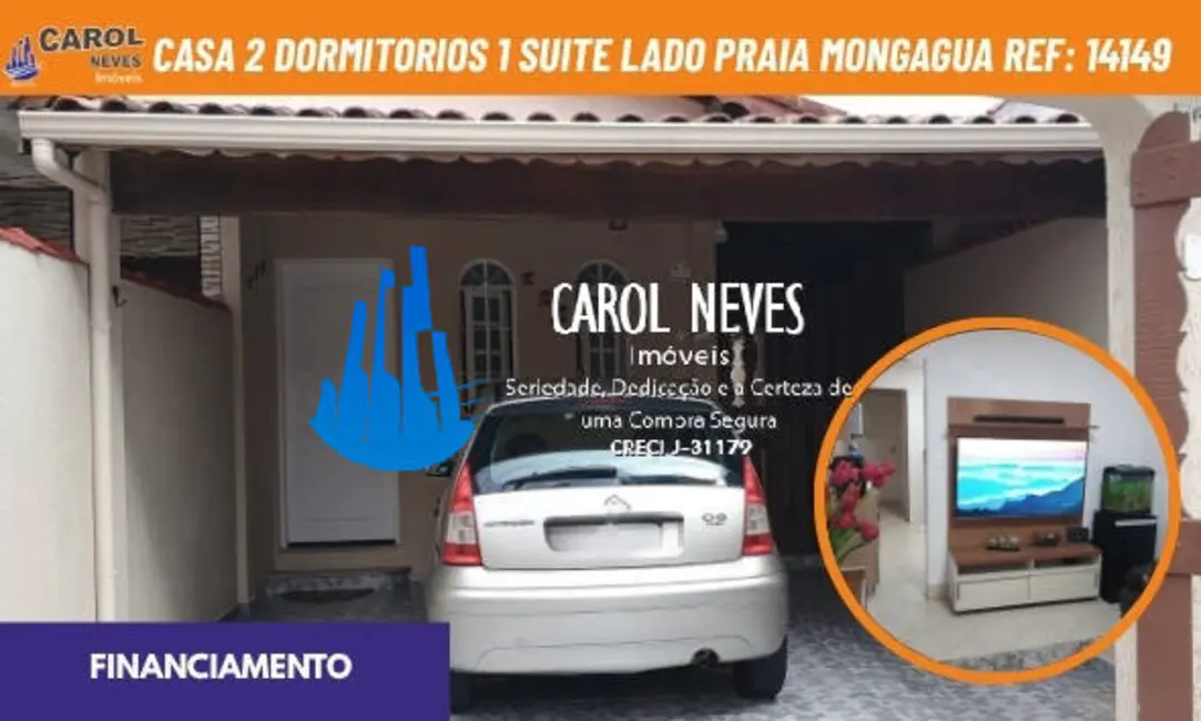 Foto 1 de Casa com 2 quartos à venda em Mongagua - SP