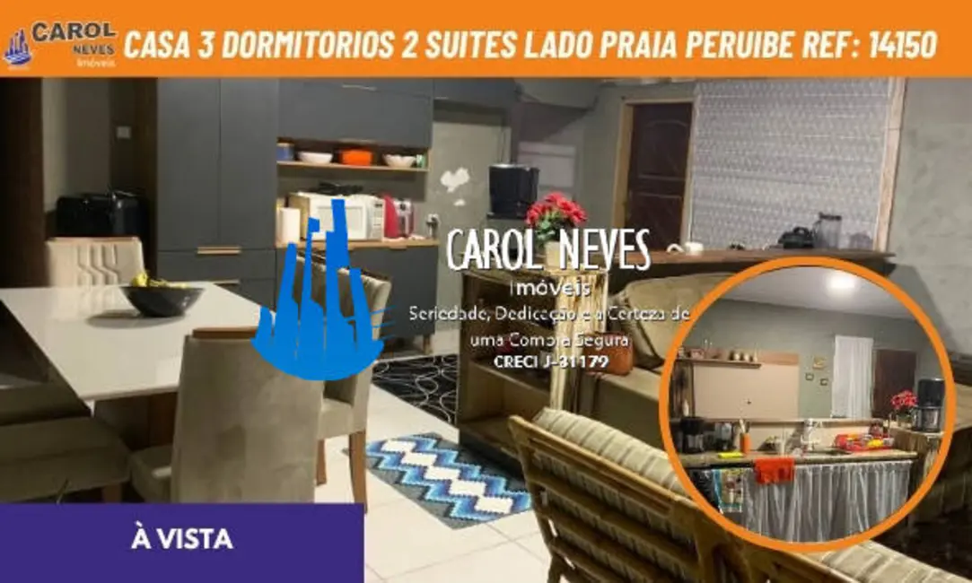 Foto 1 de Casa com 3 quartos à venda, 168m2 em Peruibe - SP
