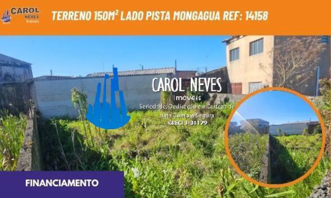 Terreno / Lote à venda, 150m2 em Mongagua - SP - imagem 1 Foto 1 de Terreno / Lote à venda, 150m2 em Mongagua - SP