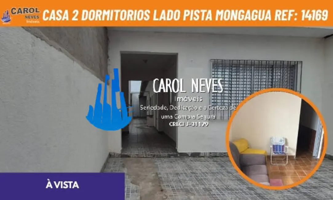 Casa com 2 quartos à venda, 68m2 em Mongagua - SP - imagem 1 Foto 1 de Casa com 2 quartos à venda, 68m2 em Mongagua - SP