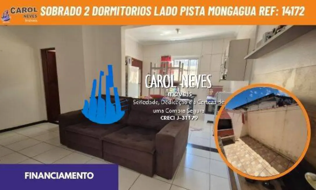 Foto 1 de Sobrado com 2 quartos à venda, 64m2 em Mongagua - SP