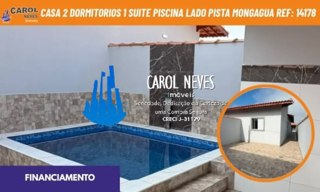 Foto 1 de Casa com 2 quartos à venda, 79m2 em Mongagua - SP