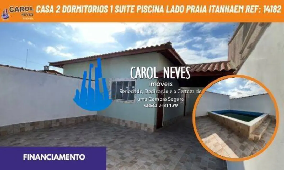 Foto 1 de Casa com 2 quartos à venda, 78m2 em Itanhaem - SP