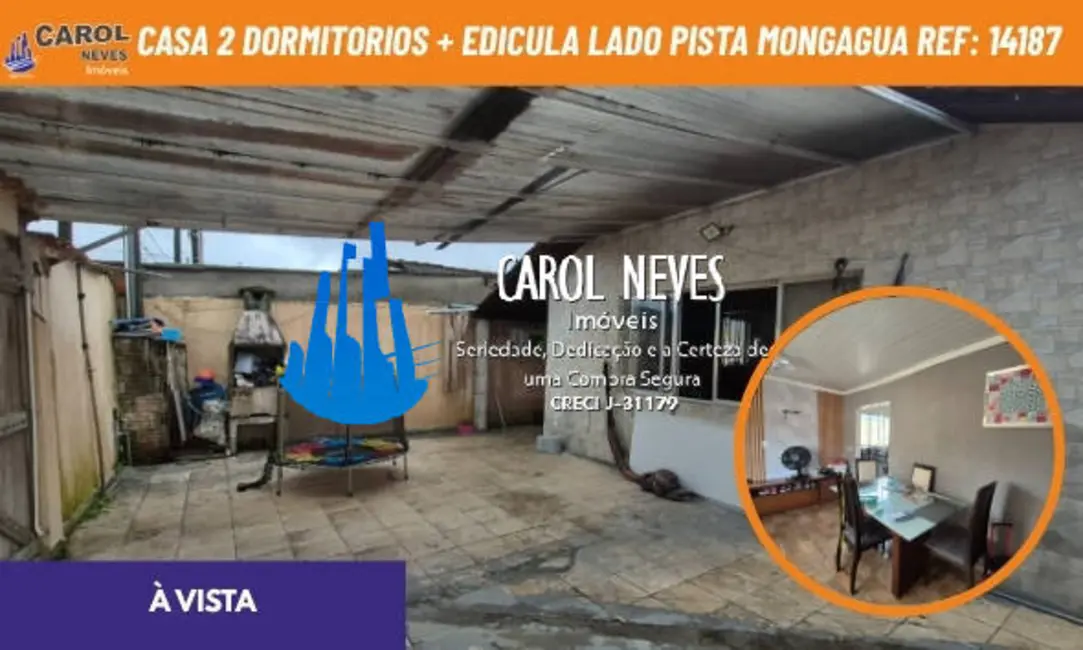 Foto 1 de Casa com 2 quartos à venda, 60m2 em Mongagua - SP