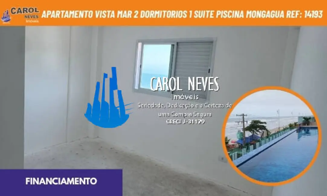 Foto 1 de Apartamento com 2 quartos à venda, 78m2 em Mongagua - SP