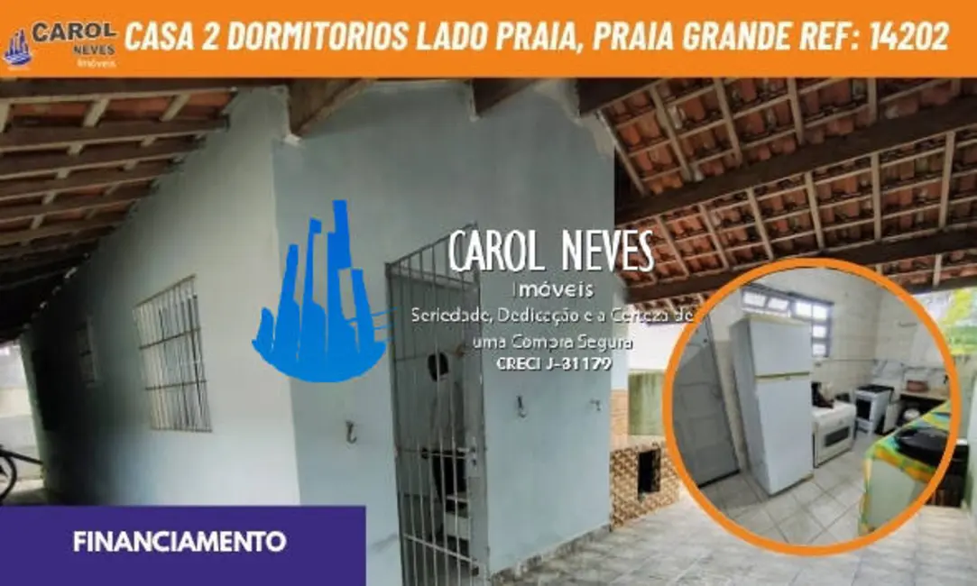 Foto 1 de Casa com 2 quartos à venda, 52m2 em Solemar, Praia Grande - SP