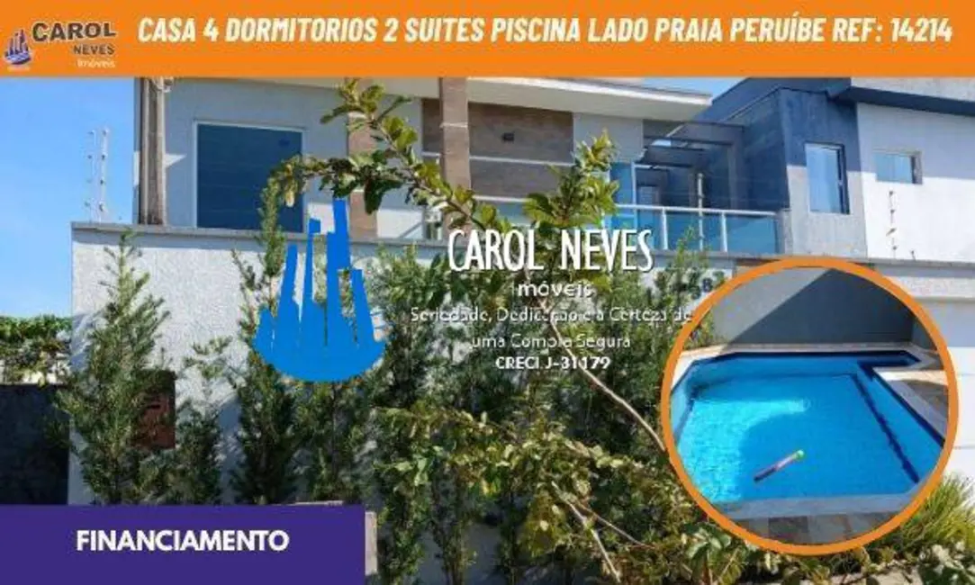 Casa com 4 quartos à venda, 200m2 em Peruibe - SP - imagem 1 Foto 1 de Casa com 4 quartos à venda, 200m2 em Peruibe - SP