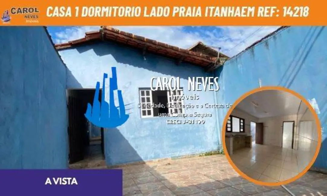 Foto 1 de Casa com 1 quarto à venda, 130m2 em Itanhaem - SP