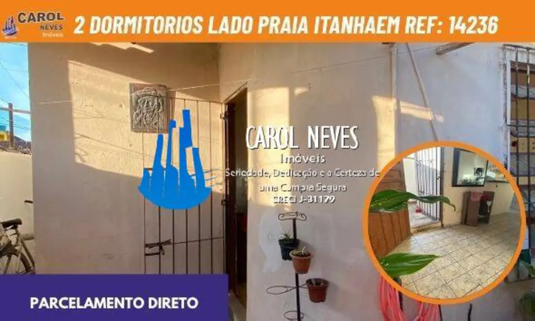 Foto 1 de Casa com 2 quartos à venda, 95m2 em Itanhaem - SP