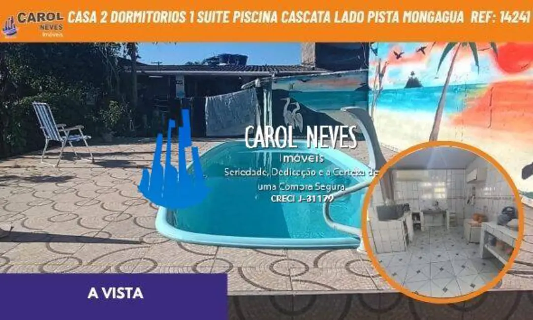 Foto 1 de Casa com 2 quartos à venda, 80m2 em Agenor de Campos, Mongagua - SP