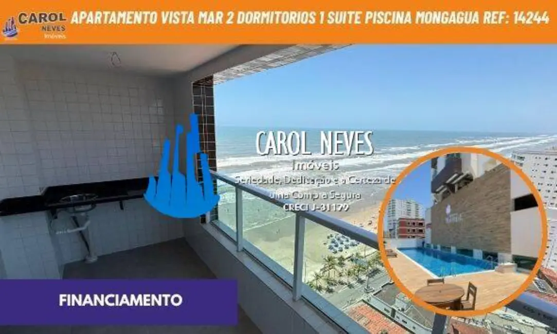 Apartamento com 2 quartos à venda, 67m2 em Mongagua - SP - imagem 1 Foto 1 de Apartamento com 2 quartos à venda, 67m2 em Mongagua - SP