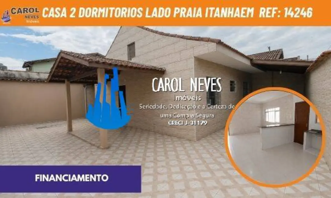 Foto 1 de Casa com 2 quartos à venda, 125m2 em Itanhaem - SP