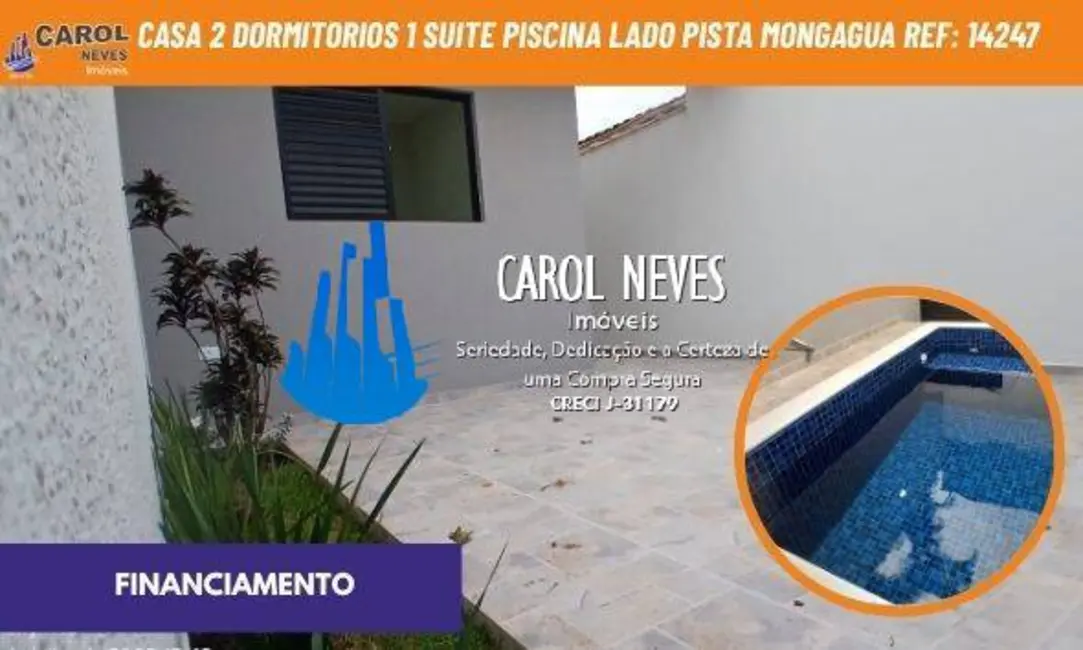 Foto 1 de Casa com 2 quartos à venda, 125m2 em Mongagua - SP