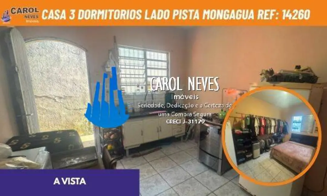 Foto 1 de Casa com 3 quartos à venda, 86m2 em Mongagua - SP