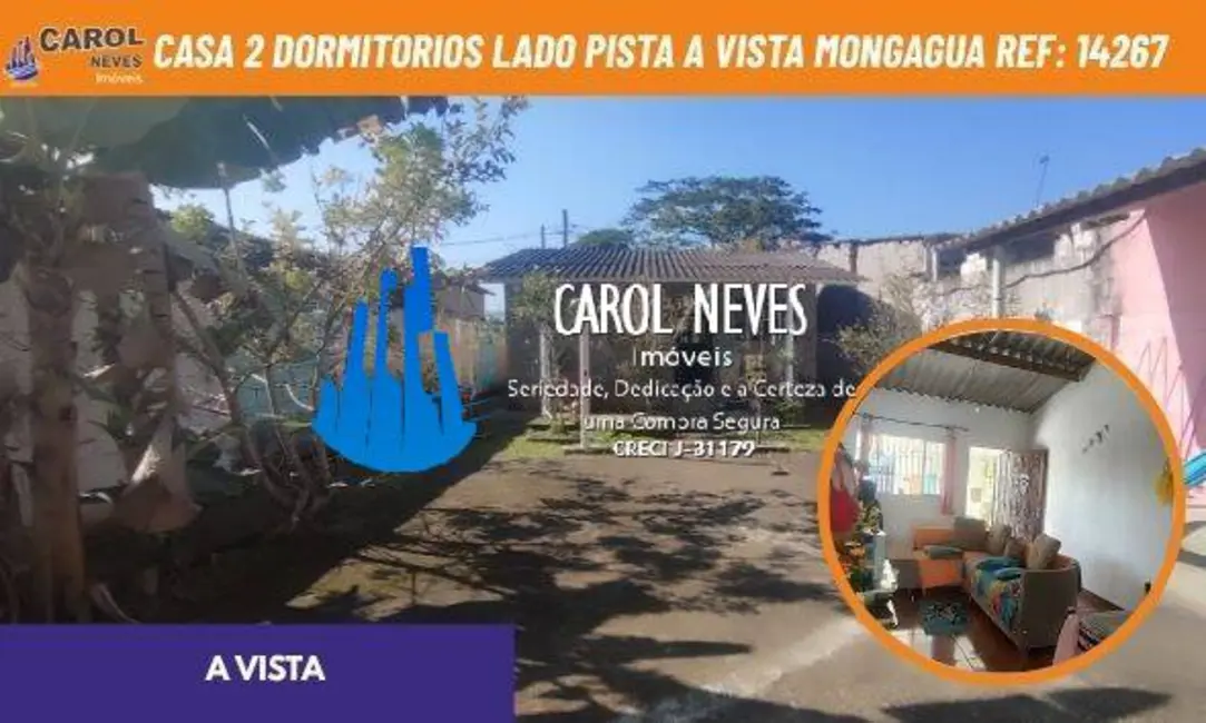 Foto 1 de Casa com 2 quartos à venda, 70m2 em Mongagua - SP