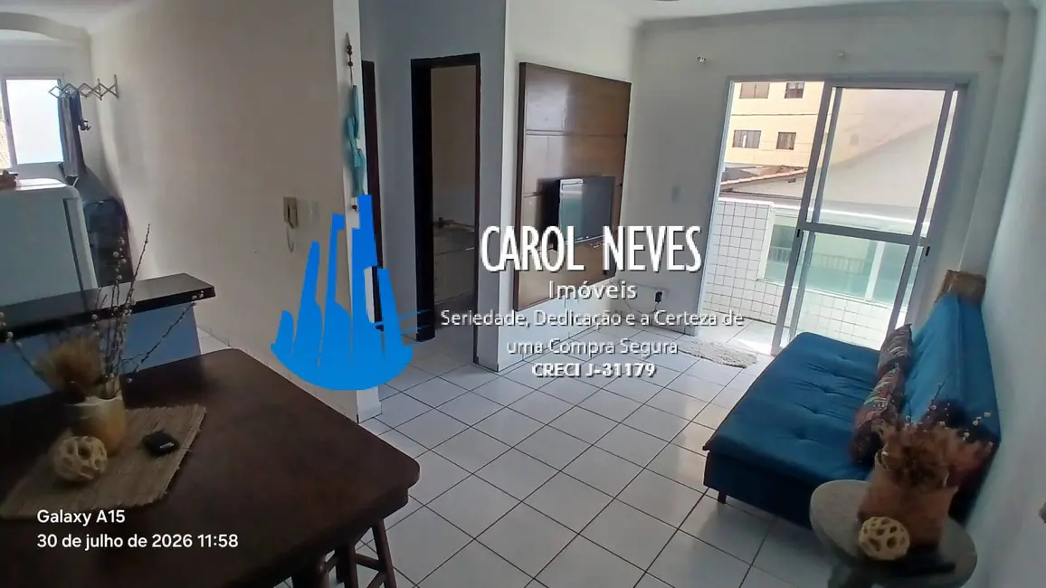 Foto 2 de Apartamento com 1 quarto à venda, 50m2 em Mongagua - SP