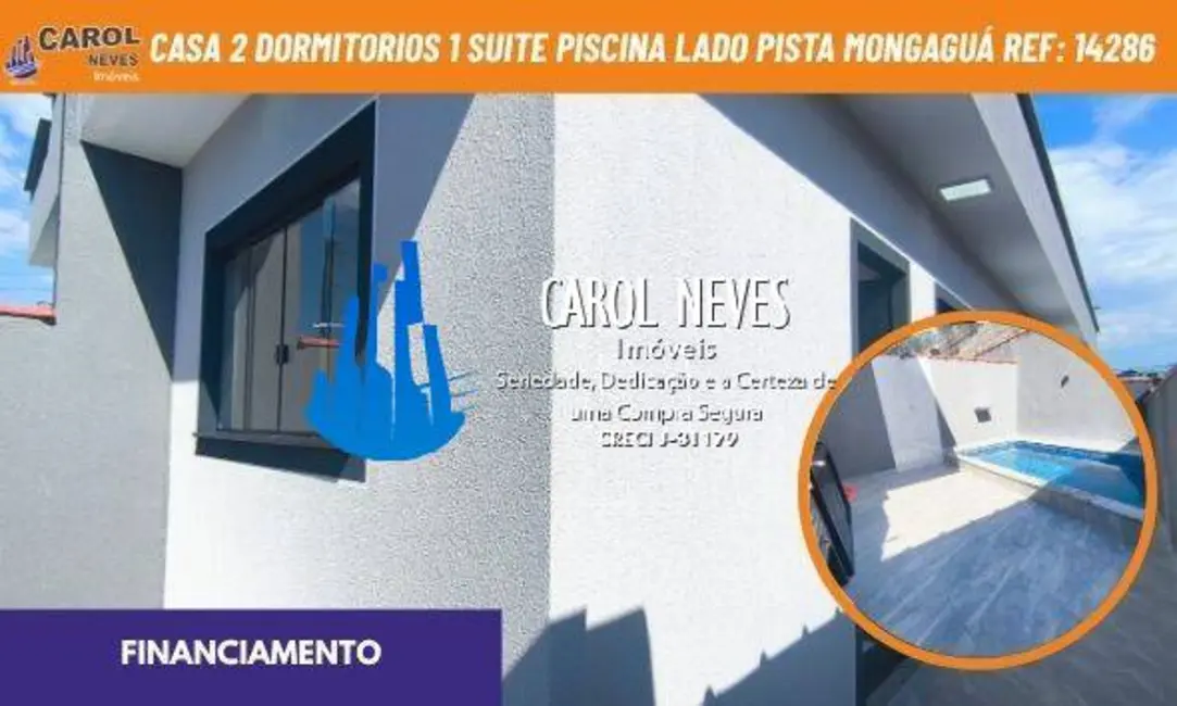 Foto 1 de Casa com 2 quartos à venda, 65m2 em Mongagua - SP