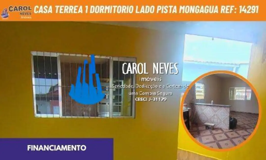 Foto 1 de Casa com 1 quarto à venda, 70m2 em Mongagua - SP