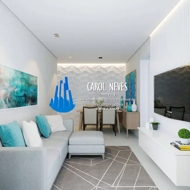 Foto 6 de Apartamento com 2 quartos à venda, 69m2 em Guilhermina, Praia Grande - SP