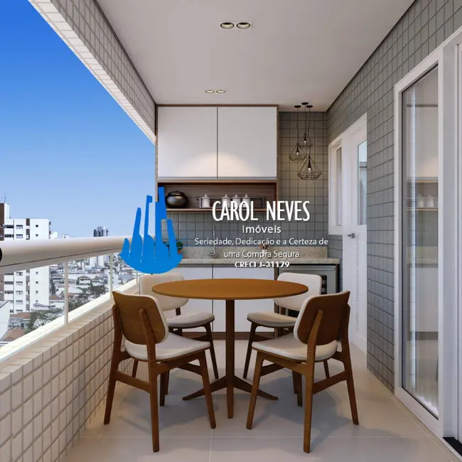 Foto 8 de Apartamento com 2 quartos à venda, 69m2 em Guilhermina, Praia Grande - SP