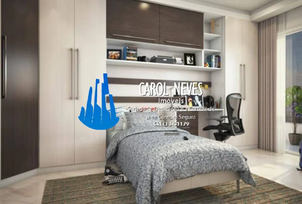 Foto 6 de Apartamento com 1 quarto à venda, 54m2 em Canto do Forte, Praia Grande - SP