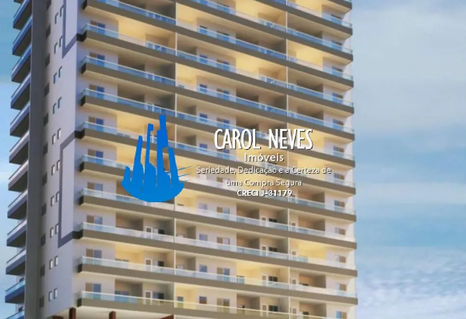 Foto 2 de Apartamento com 1 quarto à venda, 54m2 em Canto do Forte, Praia Grande - SP