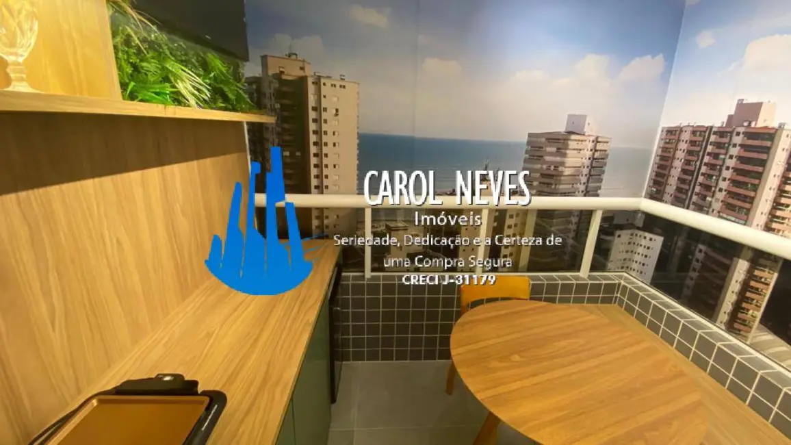 Foto 4 de Apartamento com 1 quarto à venda, 37m2 em Aviação, Praia Grande - SP
