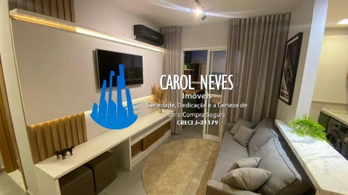 Foto 1 de Apartamento com 1 quarto à venda, 37m2 em Aviação, Praia Grande - SP