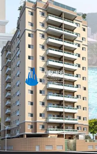 Foto 1 de Apartamento com 2 quartos à venda, 57m2 em Canto do Forte, Praia Grande - SP