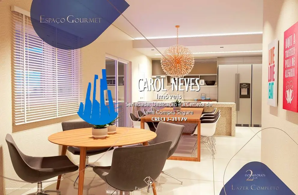 Foto 3 de Apartamento com 2 quartos à venda, 63m2 em Guilhermina, Praia Grande - SP