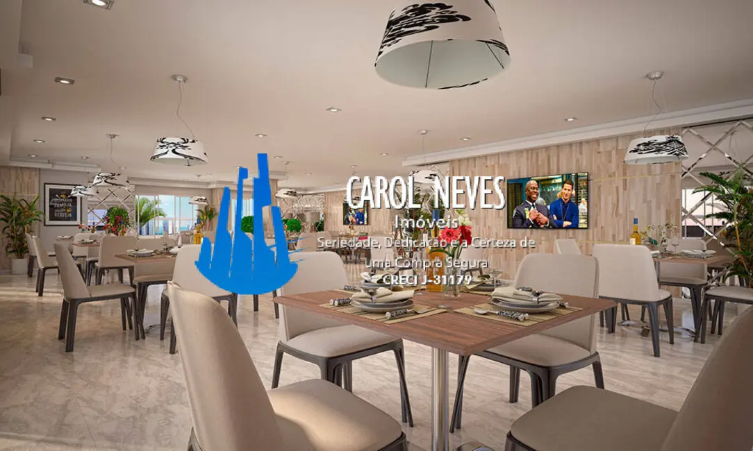 Foto 3 de Apartamento com 3 quartos à venda, 132m2 em Guilhermina, Praia Grande - SP