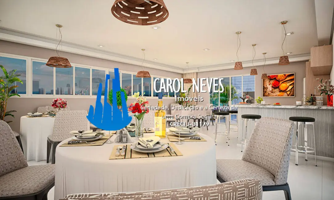 Foto 8 de Apartamento com 3 quartos à venda, 132m2 em Guilhermina, Praia Grande - SP